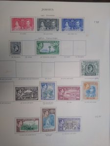 collection on pages Jamaica 1937-51 AB: CV $131