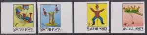 Hungary Sc#3142-3145 MNH Imperf