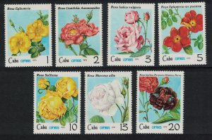 Caribic Roses 7v 1979 MNH SG#2576-2582