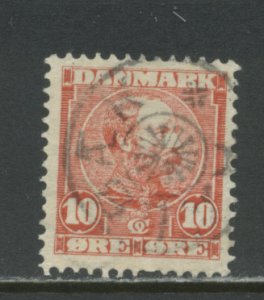 Denmark 62  Used STAR CANCEL cgs