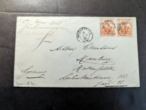 1894 Republic of Haiti Cover Port Au Prince to Hamburg Germany