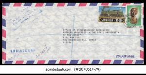 JAMAICA - 1986 REGISTERED AIR MAIL Envelope to U.S.A. with STAMP