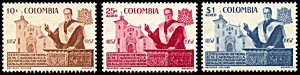 Colombia 696,C315-C316, MNH, Msgr. Carrasquilla