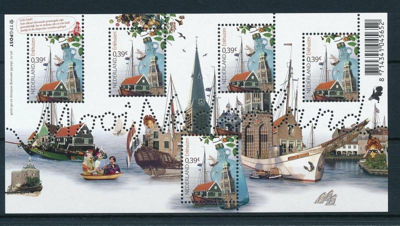 [16541] Netherlands 2006 Beautiful Holland Enkhuizen Boats Fish Sheet MNH