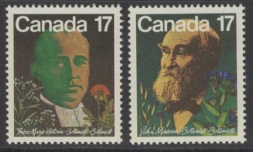 CANADA SG1017/8 1981 CANADIAN BOTANISTS MNH
