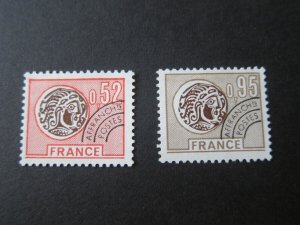 France 1976 Sc 1487-9 set MH