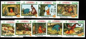 ANGUILLA SG534/42 1982 BIRTH CENTENARY OF A.A. MILNE MNH