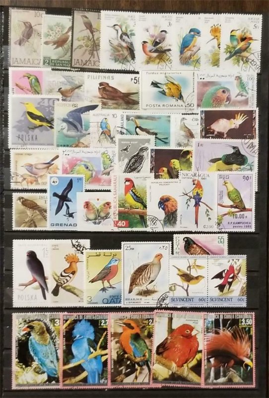 BIRDS Stamp Lot Used Topical Worldwide F1031