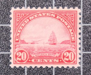 Scott 698 20 Cents Golden Gate OG MH Stamp PSE Cert Grade 98 SCV $40.00