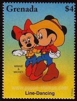 Grenada SG#3076 Mint - 1996 4 - Dance, Disney, Mickey Mouse