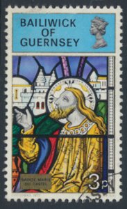 Guernsey SG 90  SC# 87 Christmas 1973 First Day of issue cancel see scan