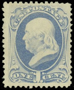 US Scott #156, Mint-F/VF, Disturbed Original Gum, SCV $200 as Full Gum (SK)