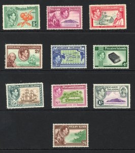 Pitcairn Islands 1-8 MH 1940-1951