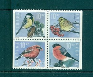 Sweden - Sc# 2498. 2004 Birds. MNH Block. $12.00.