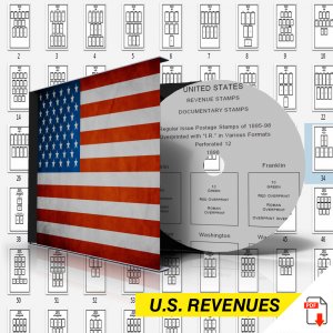 U.S.A. REVENUES STAMP ALBUM PAGES 1862-1995 (297 PDF digital pages)