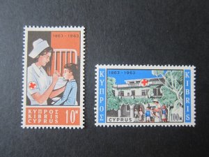 Cyprus 1963 Sc 227-228 set MNH