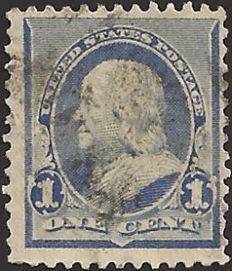 # 219 DULL BLUE USED BEN FRANKLIN SCV-0.75