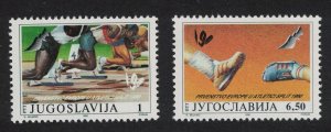 Yugoslavia European Athletics Championships Split 2v 1990 MNH SG#2646-2647