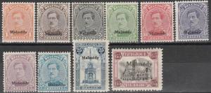 Germany #1N42-50, 1N54  F-VF Unused CV $15.60 (A15367)