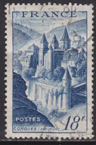 France 593 View of Conques 18Fr 1948