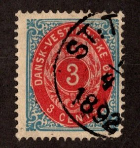 EDSROOM- 5066 UNITED STATES DAN WEST INDIES  SCOTT 6e USED NICE  COLOR CV$20