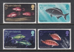 Pitcairn Islands 114-117 Fish MNH VF