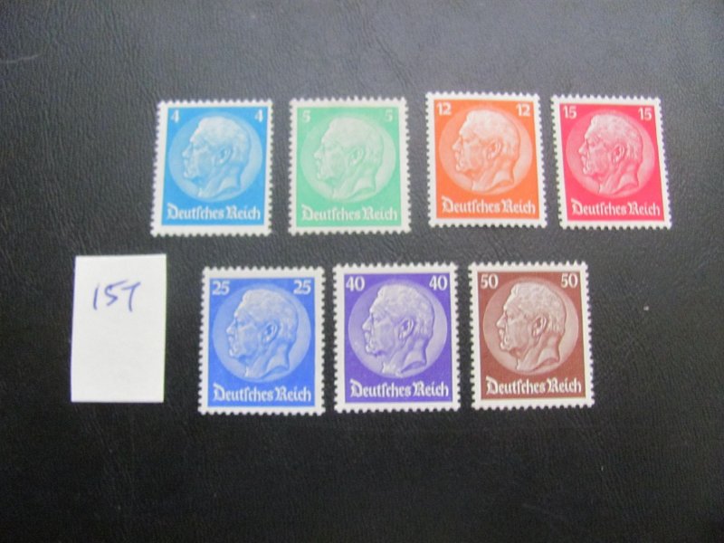 Germany 1932 MNH SC 391-397 SET XF 170 EUROS (157)