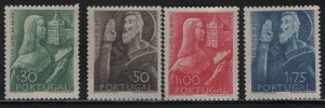 PORTUGAL 689-692   MINT HINGED ST. JOHN DE BRITTO SET 1948