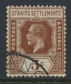 Straits Settlements George V  SG 226  Used Die II 