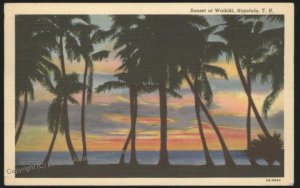 Hawaii USA 1943 Used Postcard Territory Territorial Cover Censor 108999