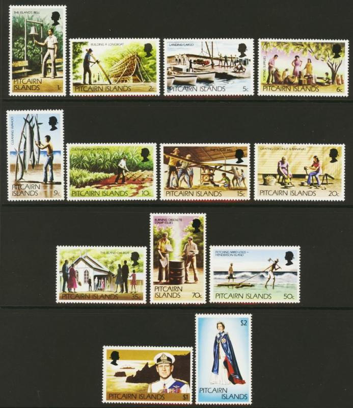 Pitcairn Islands Sc# 163-73 MNH Definitives