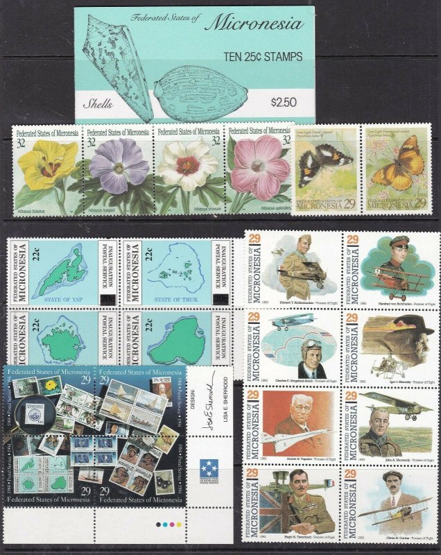 MICRONESIA  ^^^^^^1980's  MNH   collection ( TOPICALS ) @x xlar1772micro72