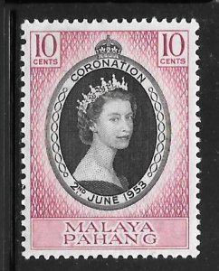 Malaya Pahang 71: 10c Elizabeth II, MH, VF