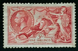 GB 1934 KGV SEAHORSES Re-engraved 5s MNG SG#451 GB3204