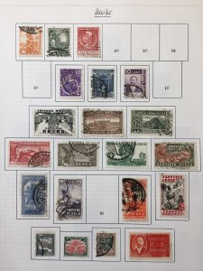 Mexico 1930/50 Incl. Airs Used on 17 Pages (Apx 140+Items) AB2799
