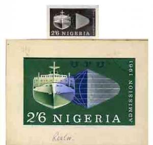 Nigeria 1961 Admission into UPU superb piece of original ...