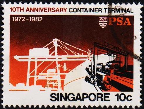 Singapore. 1982 10c S.G.431 Fine Used