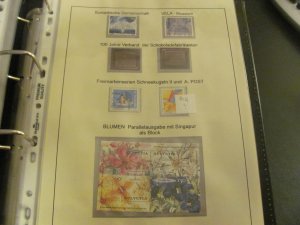 SWITZERLAND 1978-2005 STAMPS & COVERS XF COULD BE AS MUCH AS $2000 CATALGUE(188)