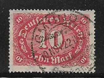 Germany Sc. # 195 Used Inflation wmk 126 L2