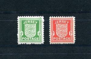 GERMANY OCCUPATION WW2 CHANNEL ISLANDS JERSEY SCOTT N1-N2 PERFECT MNH