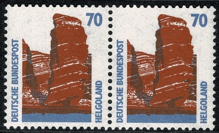 GERMANY 1987-96 70 pf TOURIST SIGHTS PAIRS STAMP(S)SG2210 MINT (NH) SUPERB