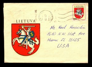 Lithuania 1993 Kaunasis CDS / Cacheted Cover - L11158