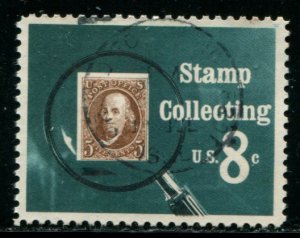 1474 US 8c Stamp Collecting, used