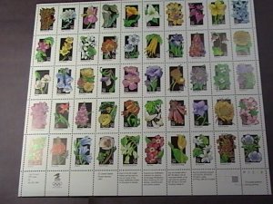 U.S.# 2647-2696(2696a)-MINT/NEVER HINGED--PANE OF 50----WILD FLOWERS----1992