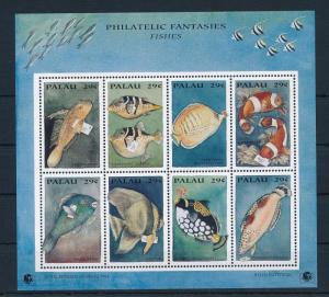 [35278] Palau 1994 Marine Life Fish Deliver mail MNH Sheet