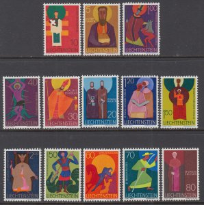 Liechtenstein 430-441 MNH VF