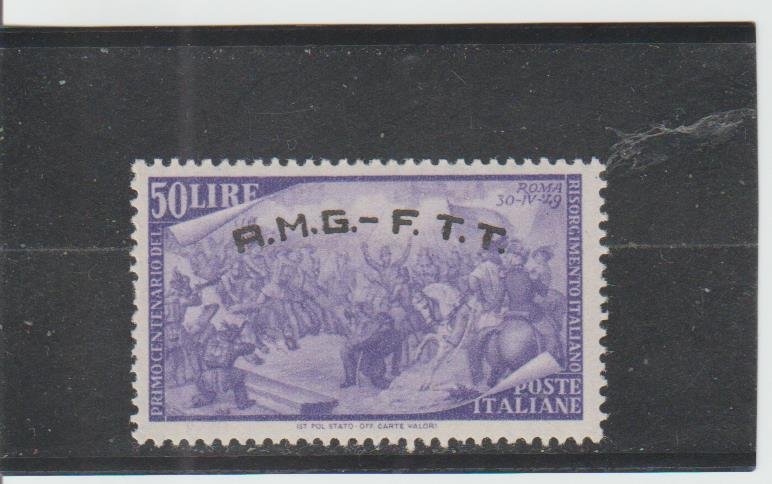 Trieste  Scott#  28  MH  (1948 Overprinted)