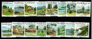 NORFOLK ISLAND SG405/20 1987-88 SCENES FINE USED