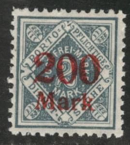 Germany State Wurttemberg Scott o73 MH* official stamp