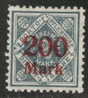 Germany State Wurttemberg Scott o73 MH* official stamp